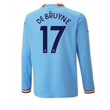 Manchester City Kevin De Bruyne #17 Hemmatröja 2022-23 Långa ärmar